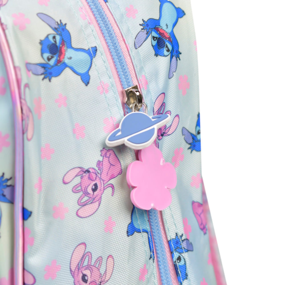 Kit Mochila de Rodinha, Lancheira Térmica e Estojo Escolar Feminino