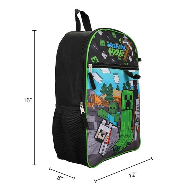 Kit Mochila Escolar Minecraft – 3 Peças