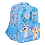 Kit Escolar Bluey Xeryus com Mochila, Lancheira Térmica e Estojo