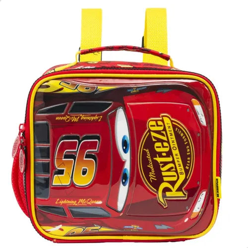 Kit Mochila com Rodinha Carros Relâmpago McQueen