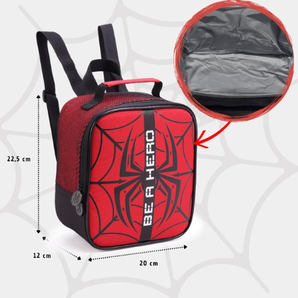Kit Mochila Escolar Super-Heróis