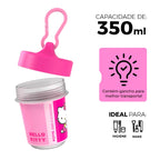 Kit Hello Kitty com Maleta Copo Pote Lancheira