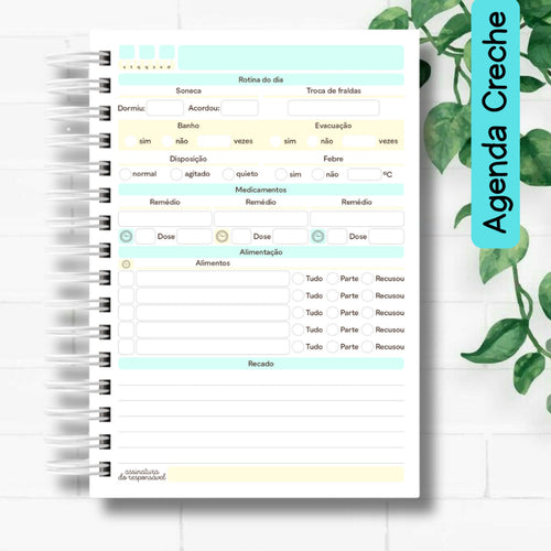 Bluey - Agenda Escolar Infantil/Creche