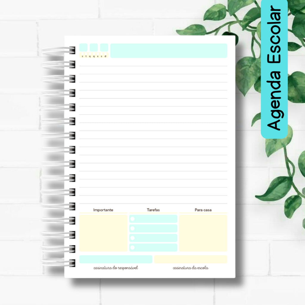 Bluey - Agenda Escolar Infantil/Creche