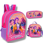 Kit Escolar Guerreiras do K-Pop Lancheira Térmica + Estojo Reforçado