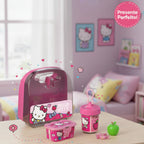Kit Hello Kitty com Maleta Copo Pote Lancheira